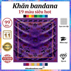 Khăn bandana xịn sò - Mã 0037 38 Khăn bandana xịn sò - Mã 0037 37