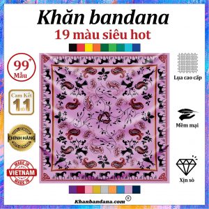 Khăn bandana xịn sò - Mã 0037 40 Khăn bandana xịn sò - Mã 0037 39