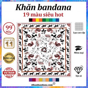 Khăn bandana xịn sò - Mã 0037 42 Khăn bandana xịn sò - Mã 0037 41
