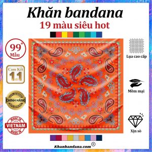 Khăn bandana xịn sò - Mã 0039 22 Khăn bandana xịn sò - Mã 0039 21