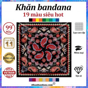 Khăn bandana xịn sò - Mã 0039 28 Khăn bandana xịn sò - Mã 0039 27