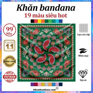 Khăn bandana xịn sò - Mã 0039 54 Khăn bandana xịn sò - Mã 0039 53