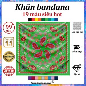 Khăn bandana xịn sò - Mã 0039 56 Khăn bandana xịn sò - Mã 0039 55