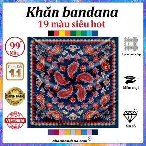 Khăn bandana xịn sò - Mã 0039 58 Khăn bandana xịn sò - Mã 0039 57