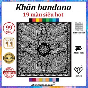 Khăn bandana xịn sò - Mã 0040 28 Khăn bandana xịn sò - Mã 0040 27