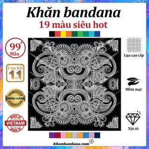 Khăn bandana xịn sò - Mã 0041 28 Khăn bandana xịn sò - Mã 0041 27
