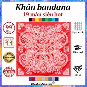 Khăn bandana xịn sò - Mã 0041 30 Khăn bandana xịn sò - Mã 0041 29