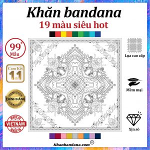 Khăn bandana xịn sò - Mã 0043 42 Khăn bandana xịn sò - Mã 0043 41