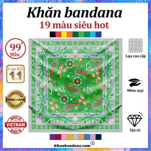 Khăn bandana xịn sò - Mã 0044 22 Khăn bandana xịn sò - Mã 0044 21