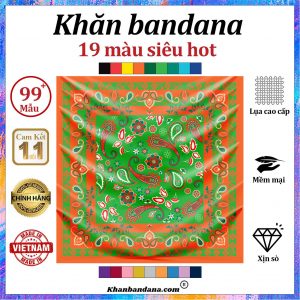 Khăn bandana xịn sò - Mã 0044 24 Khăn bandana xịn sò - Mã 0044 23