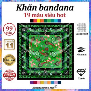 Khăn bandana xịn sò - Mã 0044 28 Khăn bandana xịn sò - Mã 0044 27