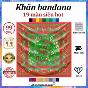 Khăn bandana xịn sò - Mã 0044 30 Khăn bandana xịn sò - Mã 0044 29