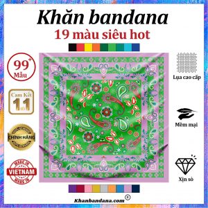 Khăn bandana xịn sò - Mã 0044 40 Khăn bandana xịn sò - Mã 0044 39