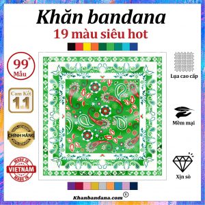 Khăn bandana xịn sò - Mã 0044 42 Khăn bandana xịn sò - Mã 0044 41