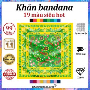 Khăn bandana xịn sò - Mã 0044 44 Khăn bandana xịn sò - Mã 0044 43