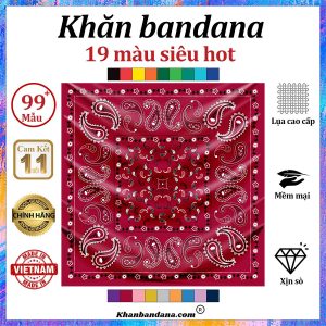 Khăn bandana màu lam - Mã 0045 31