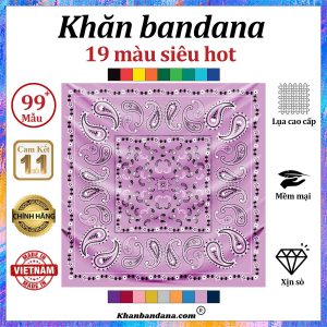 Khăn bandana màu lam - Mã 0045 39