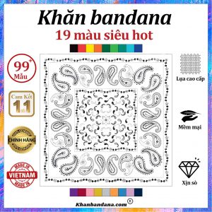 Khăn bandana màu lam - Mã 0045 41