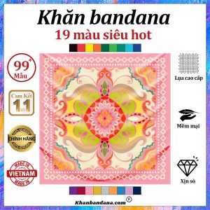 Khăn bandana hoa văn - Mã 0049 34 Khăn bandana hoa văn - Mã 0049 33