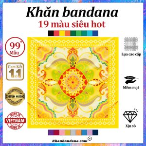 Khăn bandana hoa văn - Mã 0049 44 Khăn bandana hoa văn - Mã 0049 43