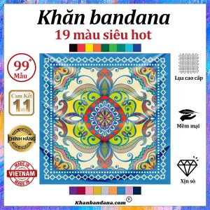 Khăn bandana hoa văn - Mã 0049 50 Khăn bandana hoa văn - Mã 0049 49