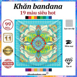 Khăn bandana hoa văn - Mã 0049 52 Khăn bandana hoa văn - Mã 0049 51