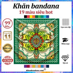 Khăn bandana hoa văn - Mã 0049 54 Khăn bandana hoa văn - Mã 0049 53