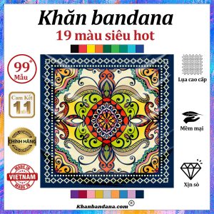 Khăn bandana hoa văn - Mã 0049 58 Khăn bandana hoa văn - Mã 0049 57