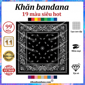 Khăn bandana màu cam - Mã 0005 28 Khăn bandana màu cam - Mã 0005 27