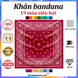 Khăn bandana màu cam - Mã 0005 32 Khăn bandana màu cam - Mã 0005 31