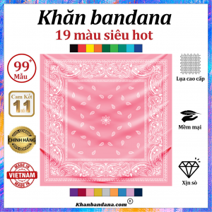 Khăn bandana màu cam - Mã 0005 34 Khăn bandana màu cam - Mã 0005 33