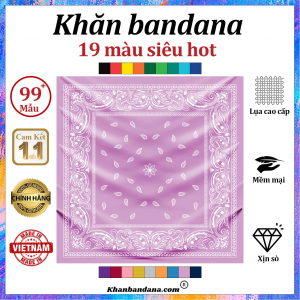 Khăn bandana màu cam - Mã 0005 40 Khăn bandana màu cam - Mã 0005 39