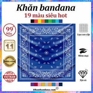 Khăn bandana màu cam - Mã 0005 48 Khăn bandana màu cam - Mã 0005 47