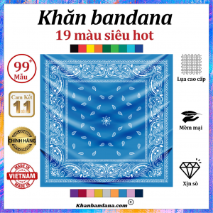 Khăn bandana màu cam - Mã 0005 50 Khăn bandana màu cam - Mã 0005 49