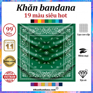 Khăn bandana màu cam - Mã 0005 54 Khăn bandana màu cam - Mã 0005 53