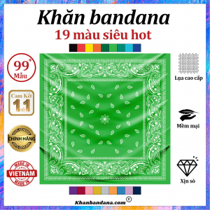 Khăn bandana màu cam - Mã 0005 56 Khăn bandana màu cam - Mã 0005 55