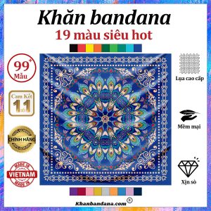 Khăn bandana màu đen - Mã 0050 48 Khăn bandana màu đen - Mã 0050 47