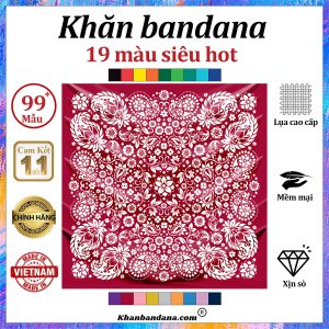 Khăn bandana xanh - Mã 0051 31
