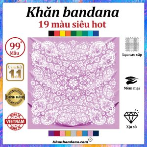 Khăn bandana xanh - Mã 0051 39