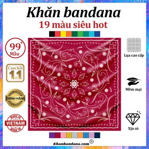 Khăn bandana màu vàng - Mã 0052 31