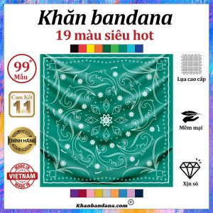Khăn bandana màu vàng - Mã 0052 35
