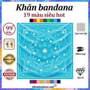 Khăn bandana màu vàng - Mã 0052 51