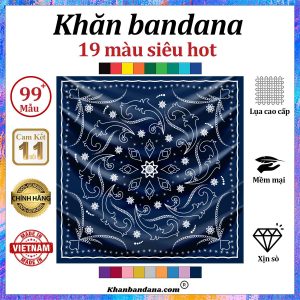 Khăn bandana màu vàng - Mã 0052 57