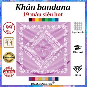 Khăn bandana thiết kế - Mã 0055 40 Khăn bandana thiết kế - Mã 0055 39