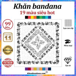 Khăn bandana thiết kế - Mã 0055 42 Khăn bandana thiết kế - Mã 0055 41