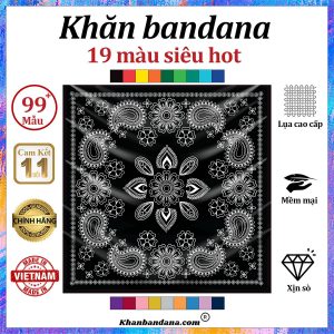 Khăn bandana DÀY DẶN - Mã 0058 28 Khăn bandana DÀY DẶN - Mã 0058 27