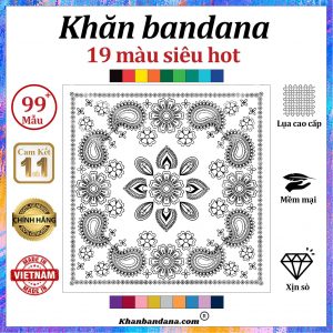 Khăn bandana DÀY DẶN - Mã 0058 42 Khăn bandana DÀY DẶN - Mã 0058 41