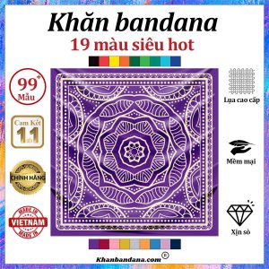 Khăn bandana CÁ TÍNH - Mã 0059 37