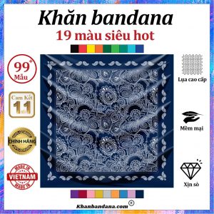 Khăn bandana MÀU ĐỒNG - Mã 0060 57