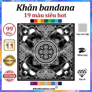 Khăn bandana chất - Mã 0062 28 Khăn bandana chất - Mã 0062 27